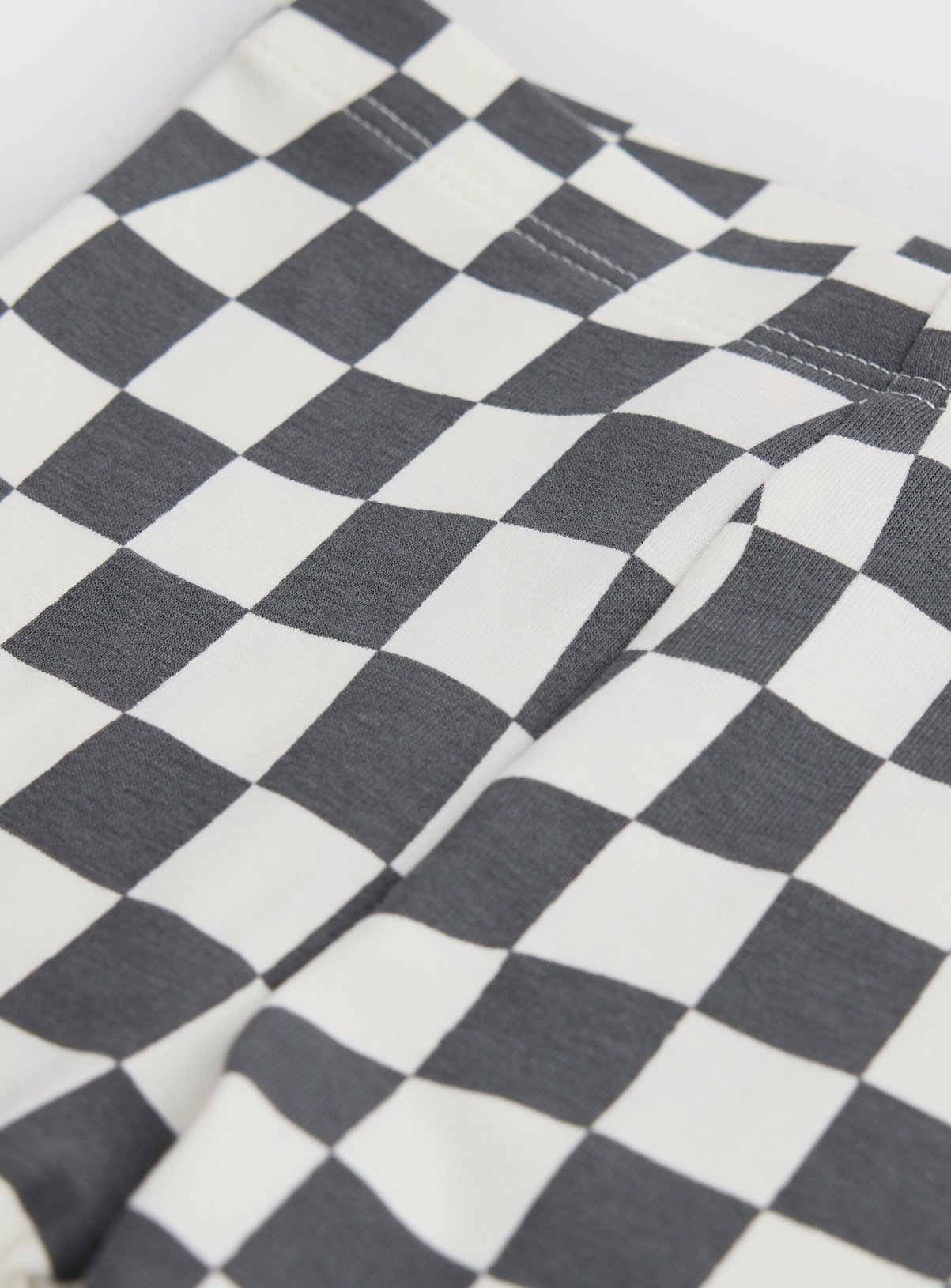 Mono Halloween Checkerboard Print Leggings 3-6 months - Image 2 thumbnail